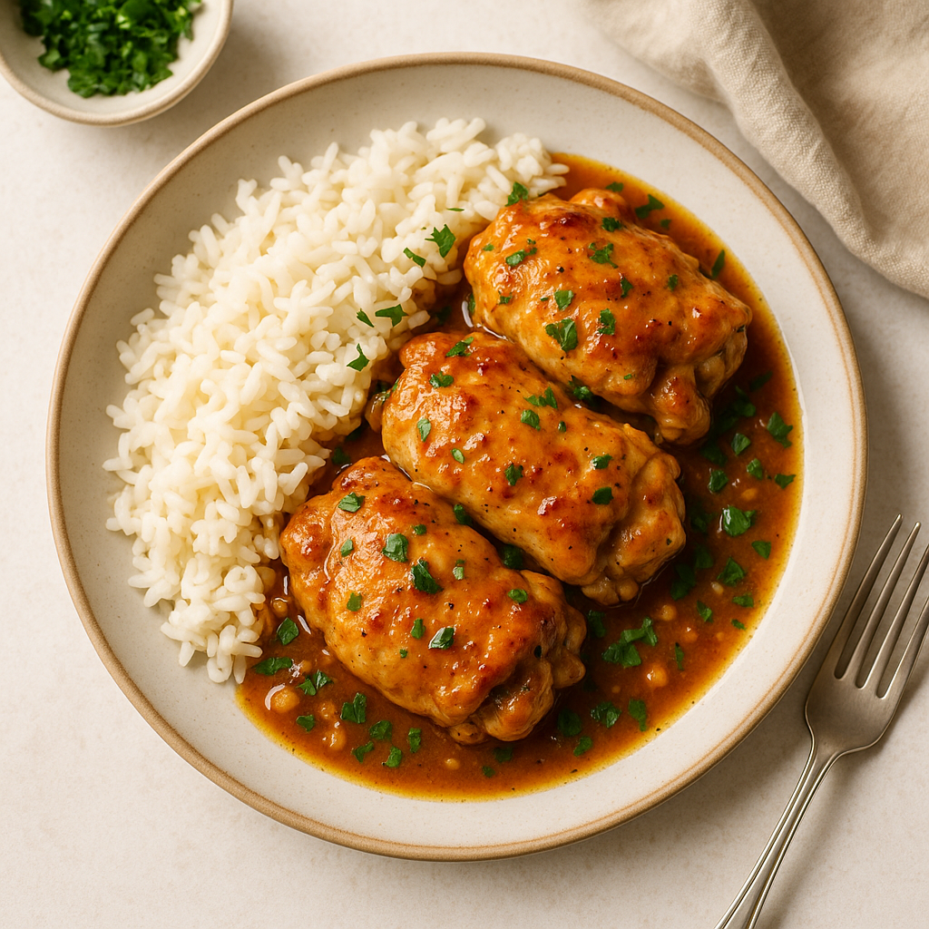 Irresistible Weeknight Chicken Magic with Fluffy Rice