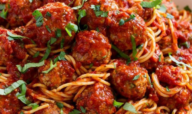Tasty Italian Spaghetti and Meatballs