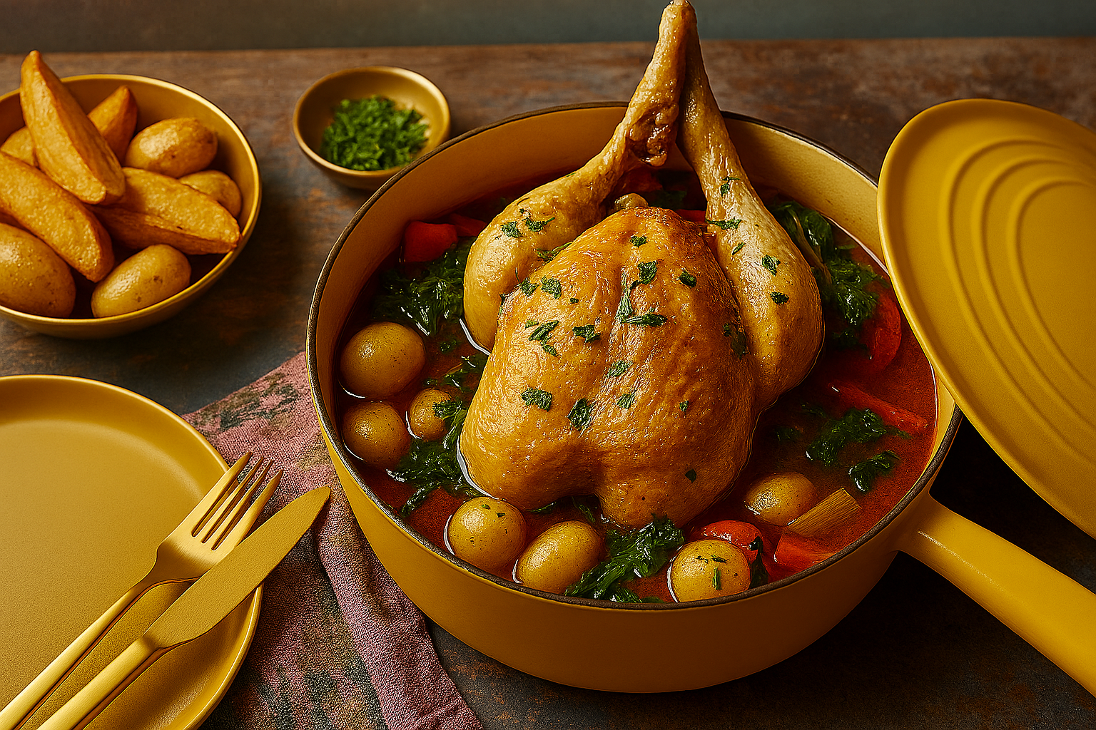 Juicy One-Pot Roast Chicken