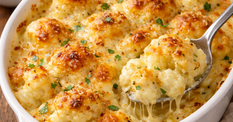 Best Creamy Cauliflower cheese