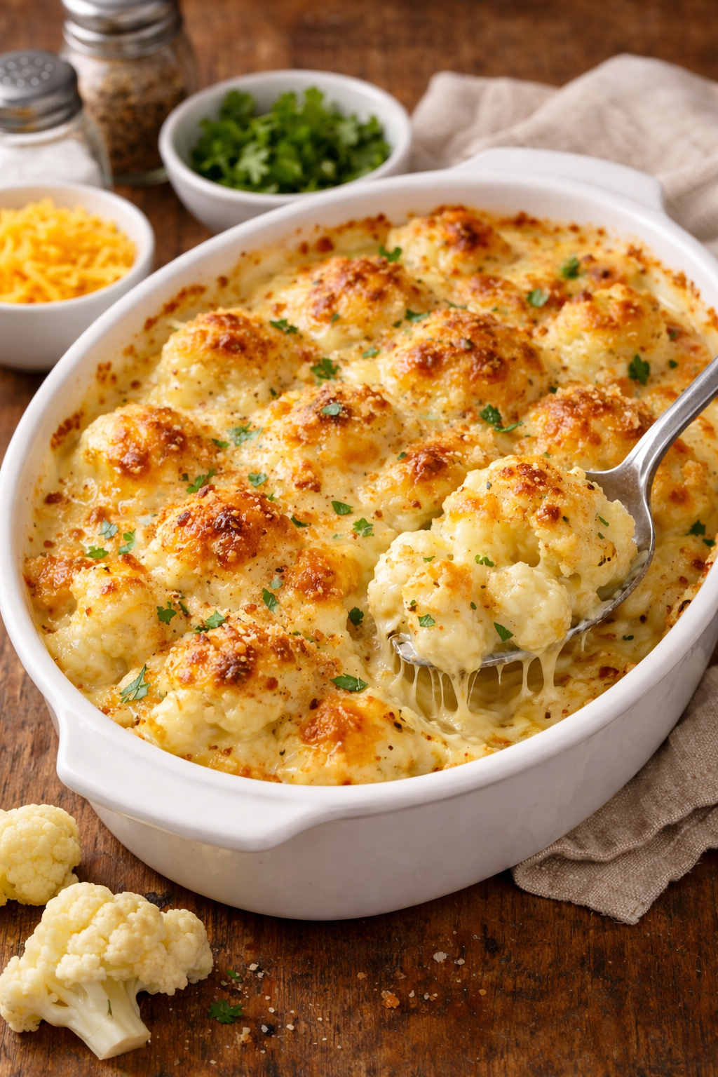 Best Creamy Cauliflower cheese