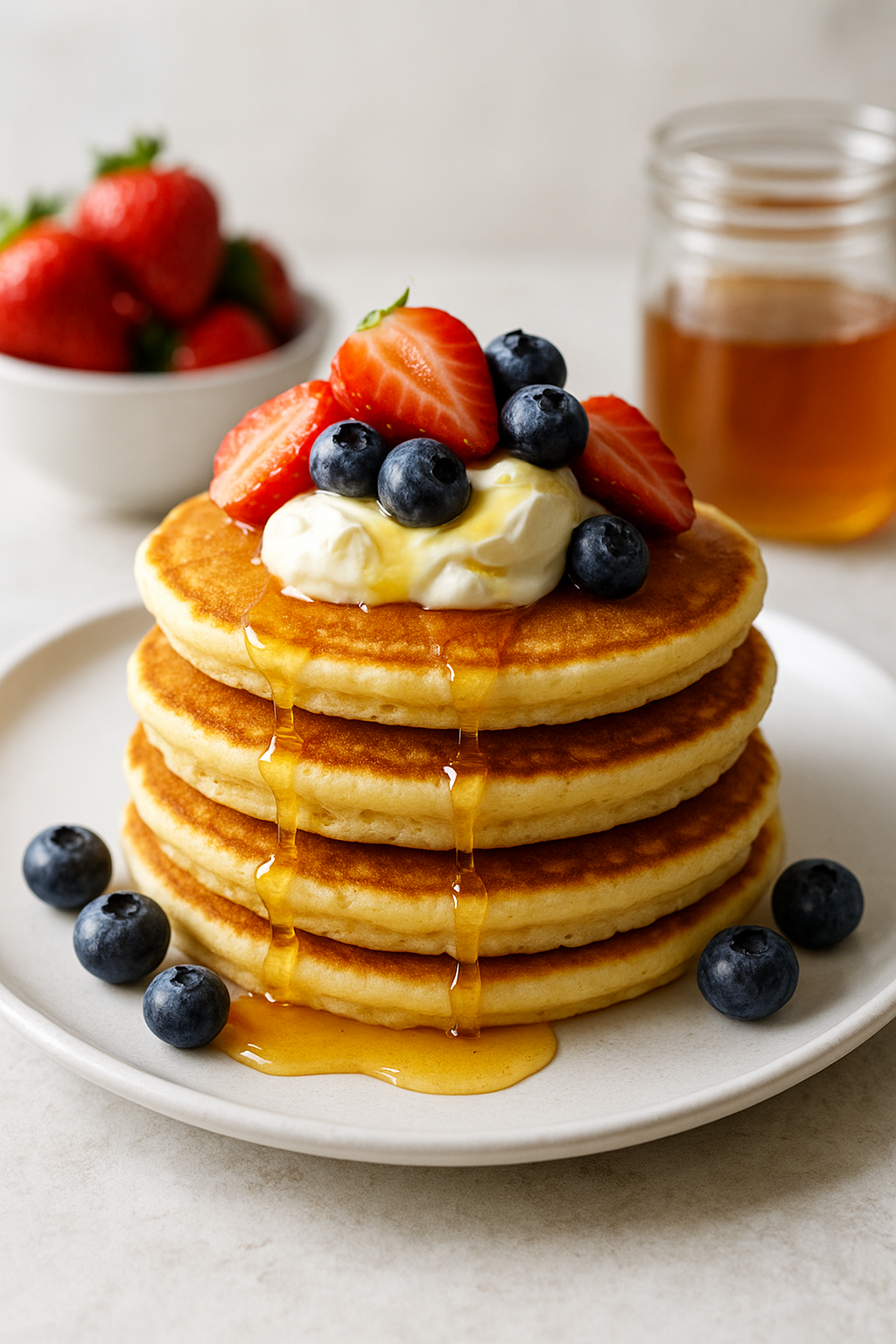 Tasty American Fluffy Pancakes