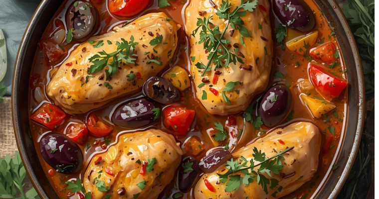 Greek-Style Chicken Stew | Recipefeasts